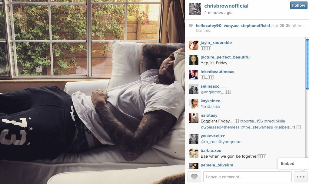 Chris Brown Would Like To Remind You That His Dick Is Long And Thin