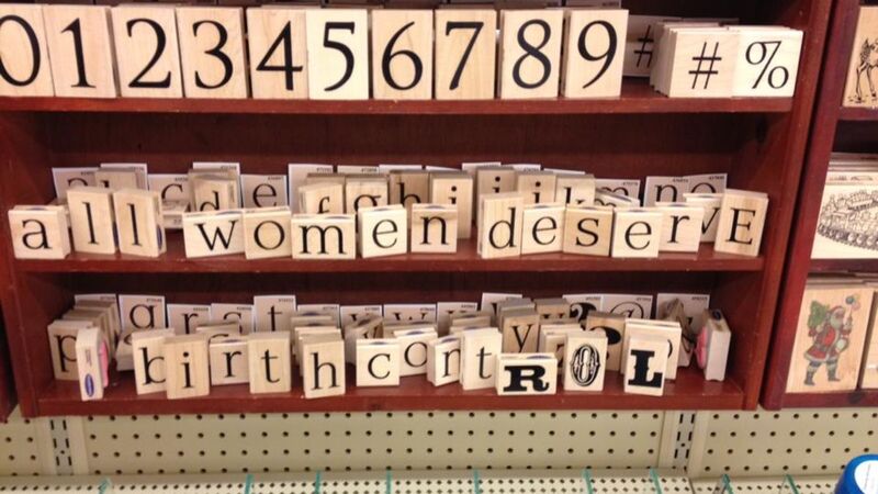Fun Craft Idea: Pro-Choice Trolling in Hobby Lobby Aisles