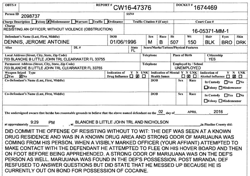 Florida Man Tries to Escape Cops On His Hoverboard, Fails