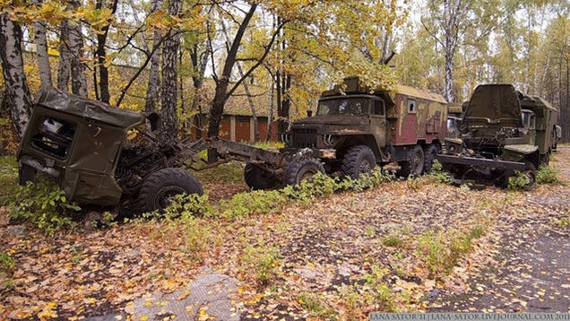 Excellent Pictures Of Abandoned Russian Military Vehicles Found In The