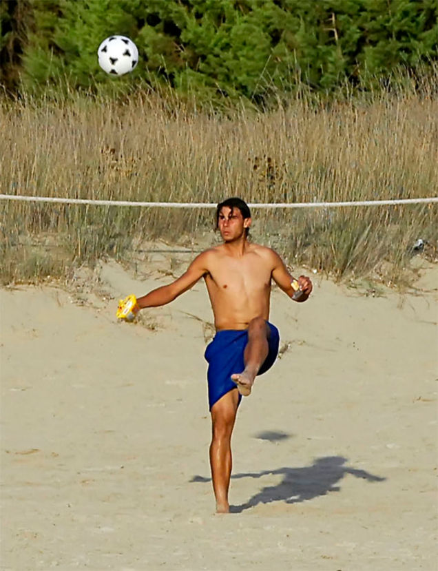 Rafael Nadal Has A Way With Balls