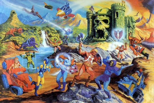 Masters of the Universe toy art will make a He-Man out of you
