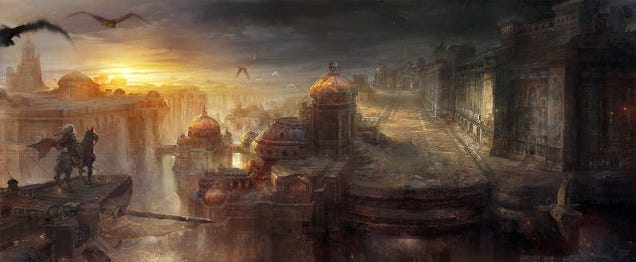 I Want an Entire Coffee Table Book Made From This Video Game Artist's Amazing Paintings