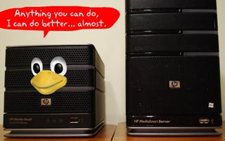 HP Media Vault mv2120 Linux Server Reviewed: One Kick-Ass Little Penguin