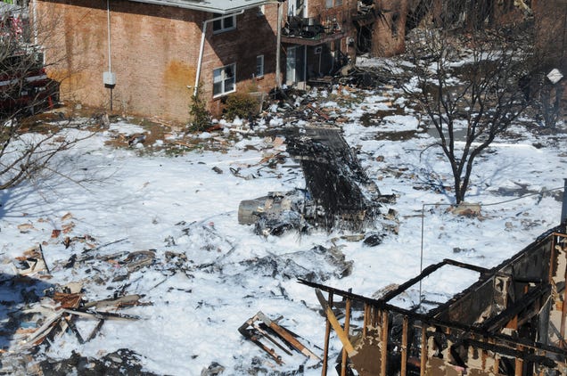 Aftermath Photos Of F-18 Crash Show How Lucky It Was Nobody Died