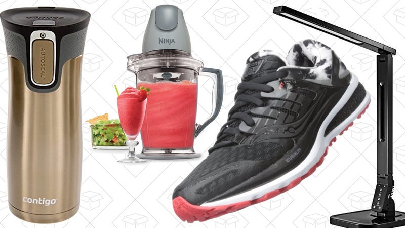 Today's Best Deals: Running Shoes, Desk Lamps, Travel Mugs, and More