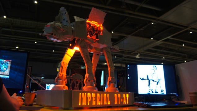 It Will Take More Than A Harpoon To Trip Up This Awesome AT-AT Case Mod