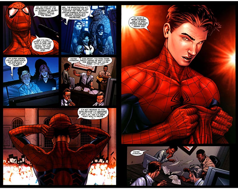 Todo lo que debes saber acerca de Civil War (el cómic) y sus diferencias con la película