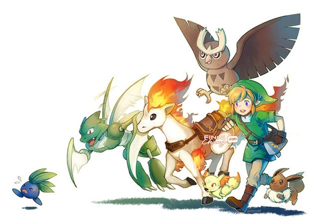 Zelda X Pokémon, If It Looked Like This, Would Probably Shift A Unit Or Two