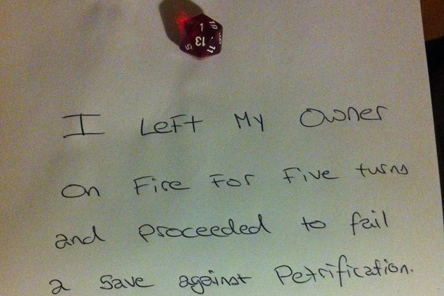 RPG Dice Shaming