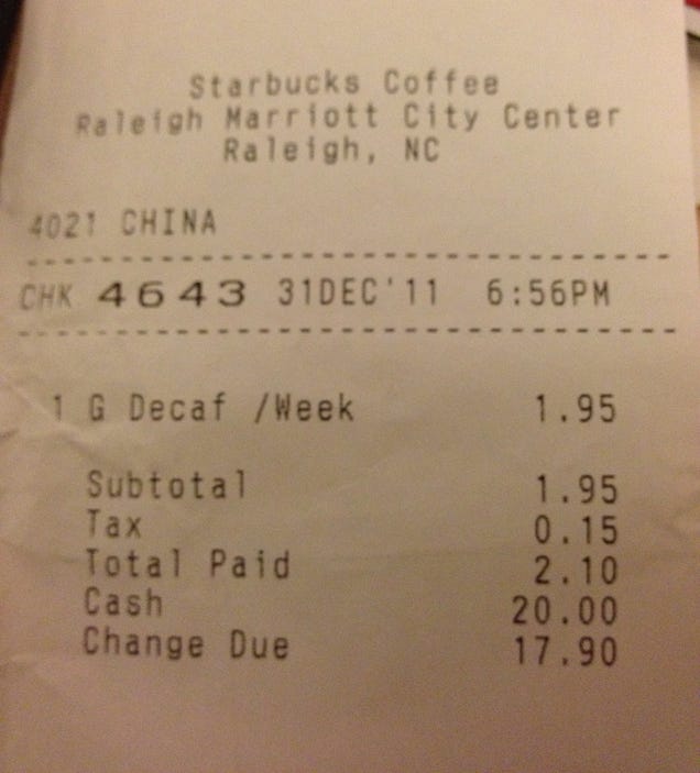 Fast Food Restaurants Really Don't Like Asians (and More Fast Food Receipt Insanity)