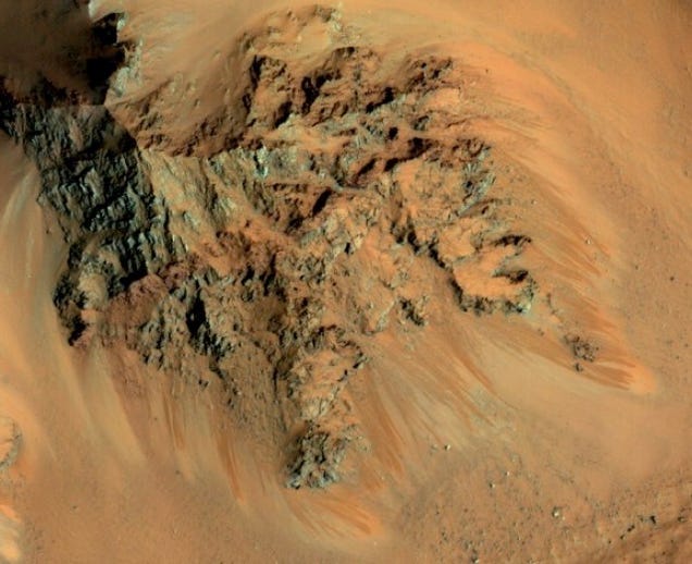 This Mountain On Mars Is Leaking