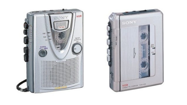 Sony's Putting Its Handheld Cassette Recorders In That Old Junk Drawer In the Sky