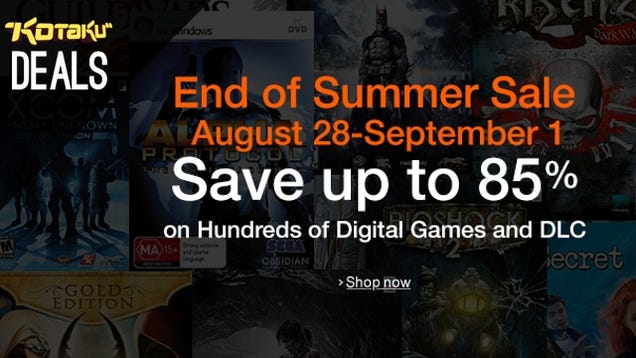 Amazon's End of Summer Sale Discounts over 300 Digital Games and DLC