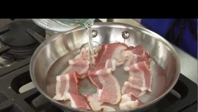 Fry Perfect, Crispy Bacon Every Time By Adding Water
