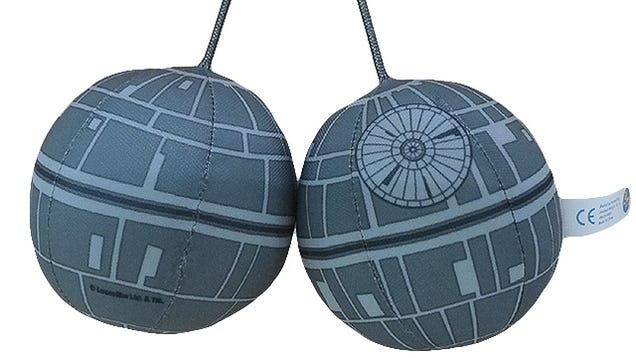 Your Car (or Landspeeder) Deserves These Death Star Hanging "Dice"