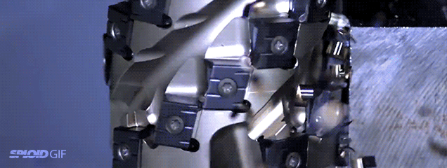 These metal machining super-slow motion videos are so damn satisfying