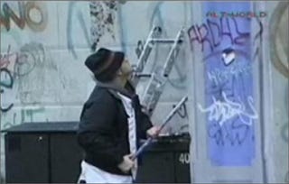 Rare Photos Of Banksy In Action
