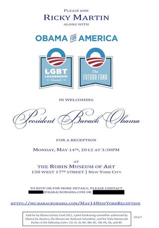 A Picture With the First Gay President Will Run You $15,000