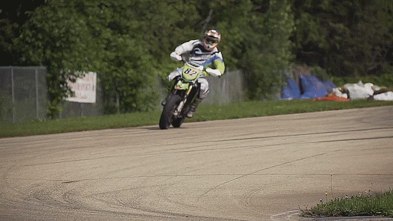 Stop What You're Doing And Watch A Supermoto Be Super At Moto-ing