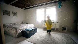 You Don't Want to Live Inside This Perpetually Rainy House