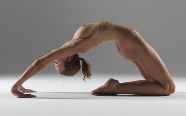 Nude Yoga Instructor Poses In Her Favorite Positions (NSFW)