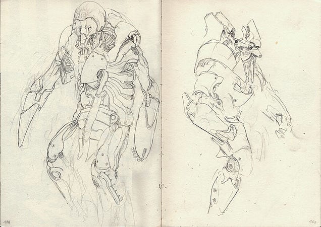 Luscious Game Art Makes Robots and Beasts Look Great Together