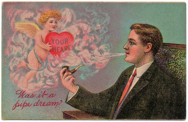 These vintage postcards would nowadays pass for threats by mail