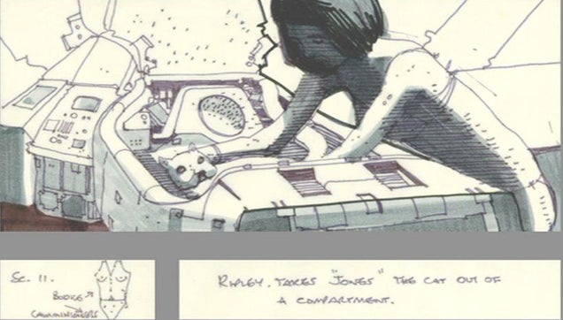 Unused storyboards show how Alien could have been more "pornographic"