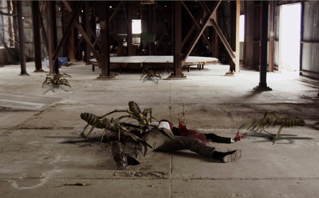 Exclusive clip from Camel Spiders, the movie inspired by the Iraq Spider Email Hoax