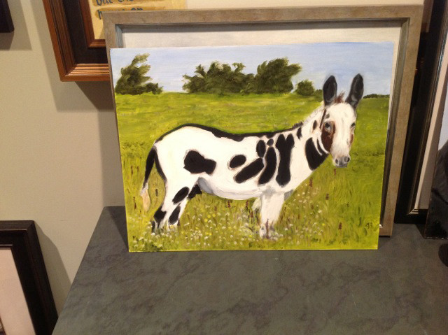 A Watermelon, a Golf Course, a Horse, and Monstrous Dogs: 12 New Paintings from George W. Bush