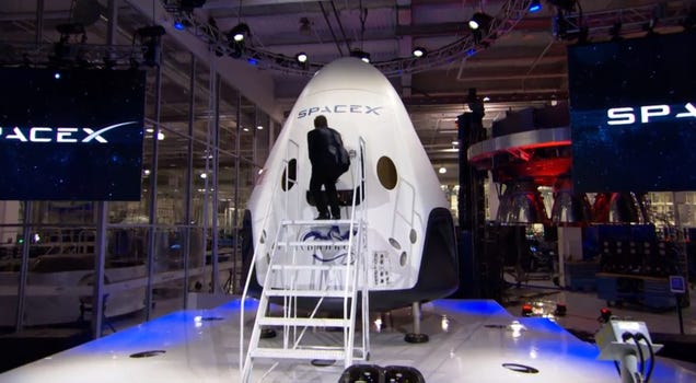 The new SpaceX Dragon V2