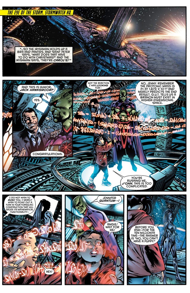 The Most Powerful Girl in the Universe Begs for a Puppy in This Stormwatch #7 Preview