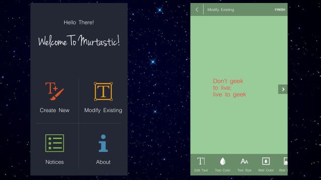 Murtastic Creates or Modifies Live Wallpapers for Android