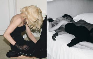 Madonna and Jesus Reenact Pietà With More French-Kissing, Speedos
