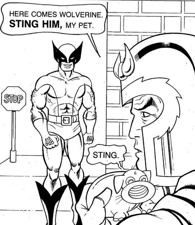 The 1983 X-Men Coloring Book Is A Lost Psychedelic Masterpiece