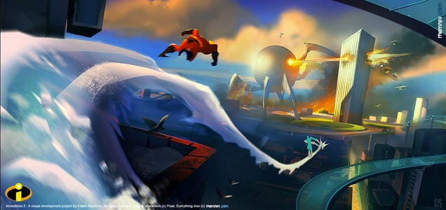 Gorgeous fan-made Incredibles 2 concept art makes us wish this was a real movie