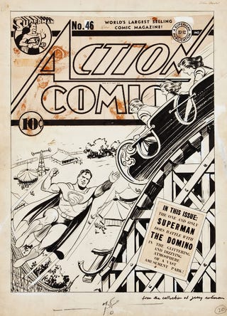 This is what $2 million worth of comic book art looks like