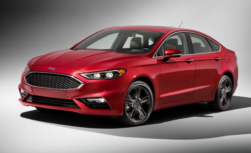 The Facelifted 2017 Ford Fusion Gets Sporty With A 325 HP Twin-Turbo V6