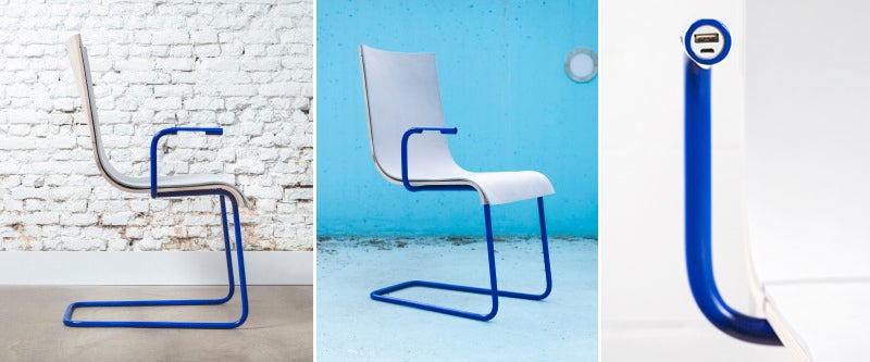 The More You Fidget in This Chair, the More Gadgets it Can Charge