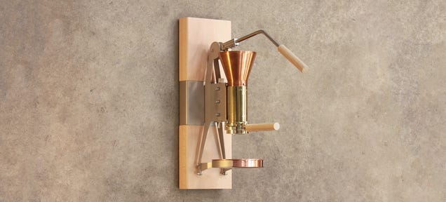 This Wall-Mounted Espresso Machine Is Dripping With Good Looks