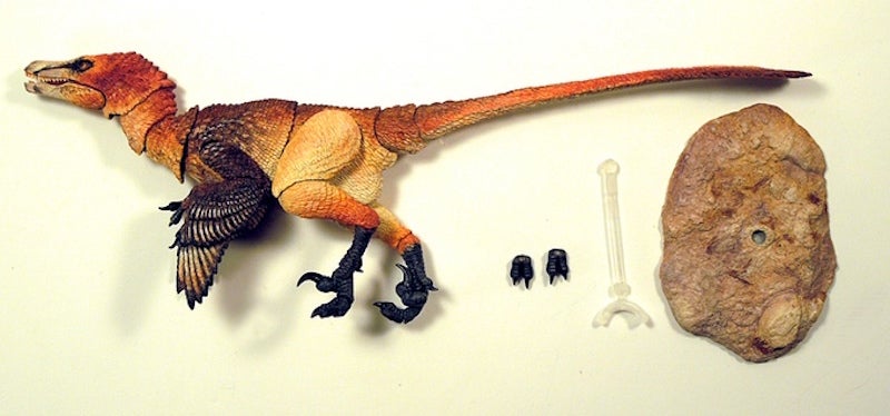 Hay muchas figuras de velociraptores, pero solo estas..