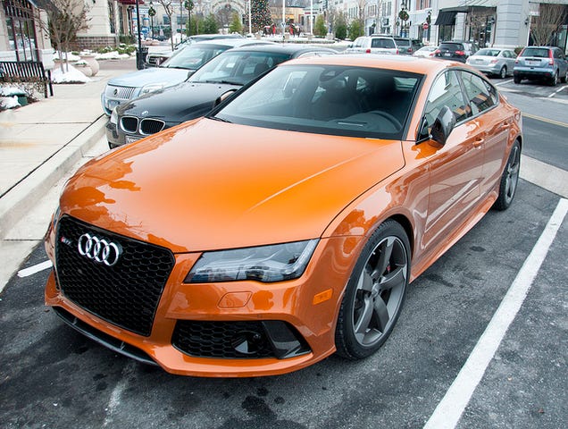 Audi rs5 Orange