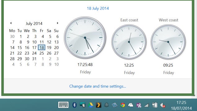 ​Use Windows' Additional Clocks to Monitor Multiple Time Zones