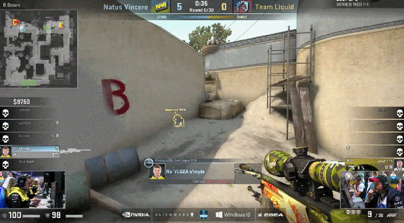Counter-Strike Pro Clutches Round By Throwing His Gun