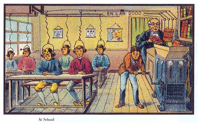 Visions of the year 2000 by 20th century French artist are half hilariously wrong, half weirdly prescient