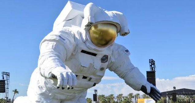 The Story Behind That Giant Astronaut Floating Around Coachella