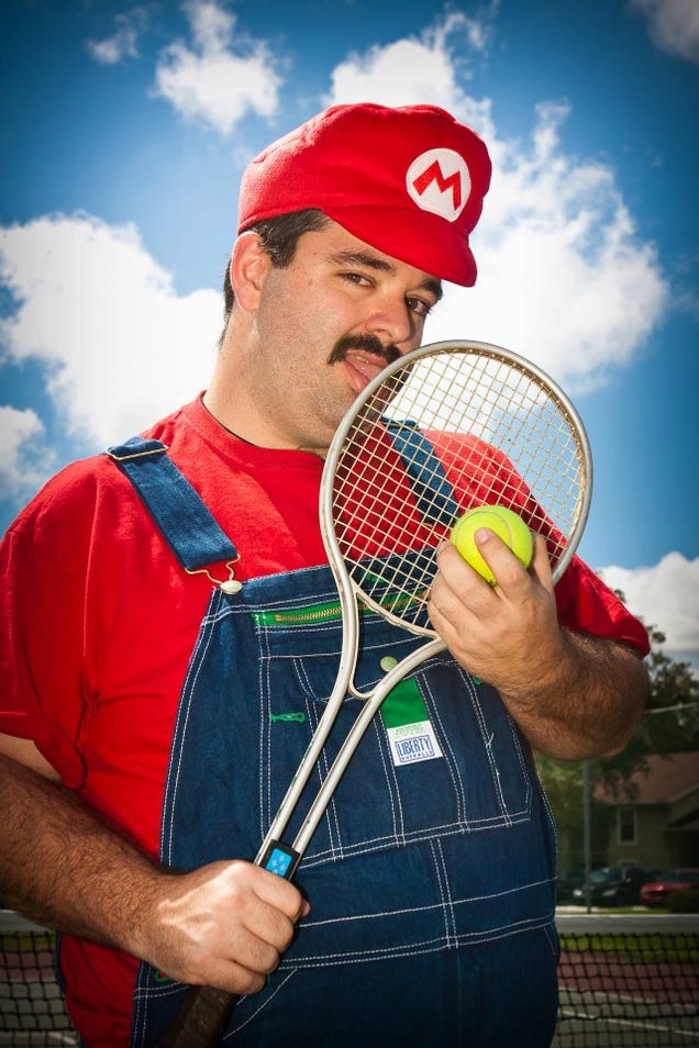 Sexy Marios A Back Ready To Play Some Sexy Tennis 