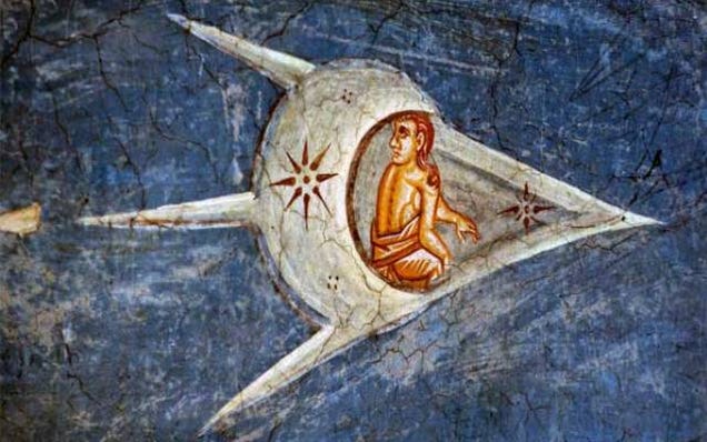 Why are there spaceships in Medieval art?