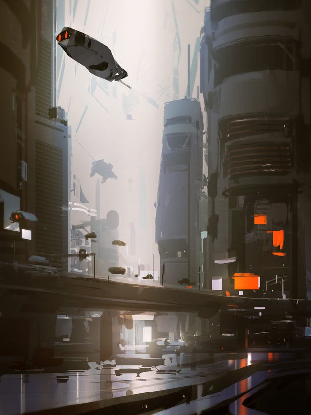 I want to live in the optimistic sci-fi worlds of Nicolas Bouvier